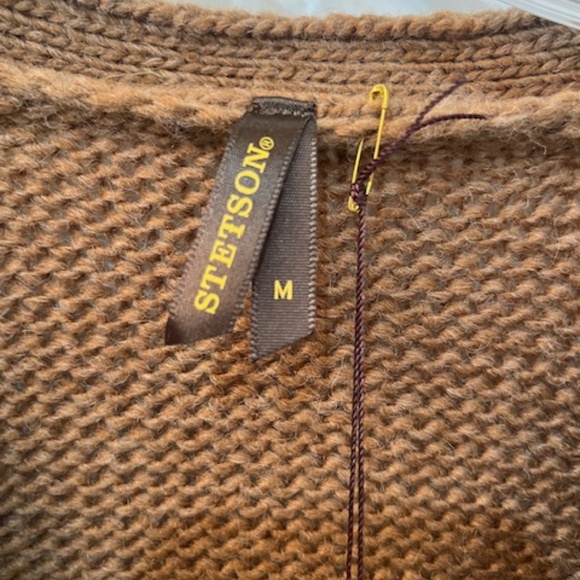 STETSON STEER HEAD CROPPED CARDIGAN WOMENS SIZE MEDIUM - Picture 4 of 7